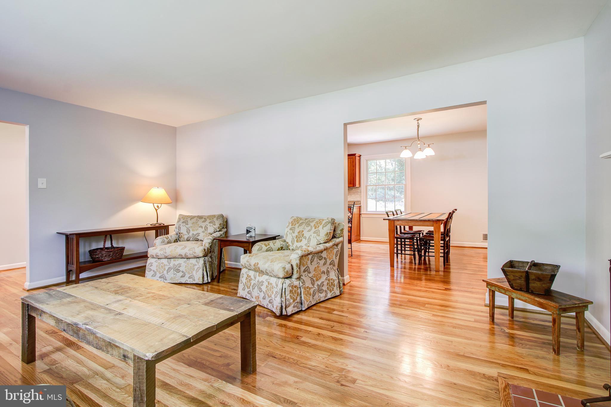 8403 Riverside Road Alexandria, VA 22308 - Photo 9 of 52 Living Room - Beautiful Hardwood Floors Throughout