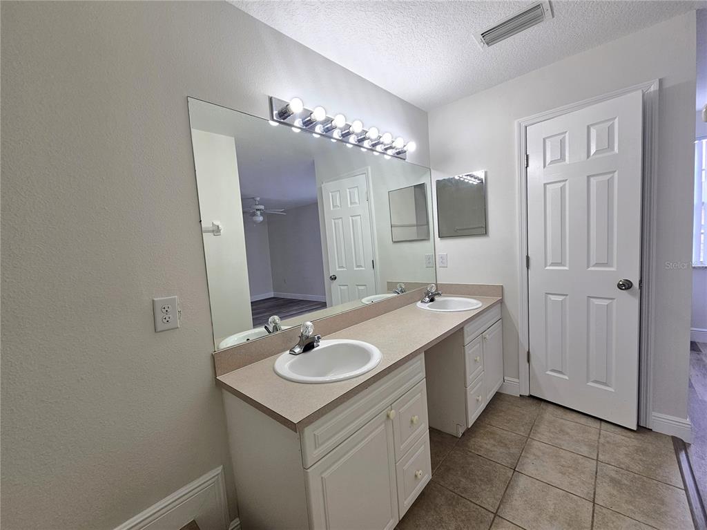411 Australian Way Davenport, FL 33897 - Photo 16 of 24 a bathroom with a sink and a mirror