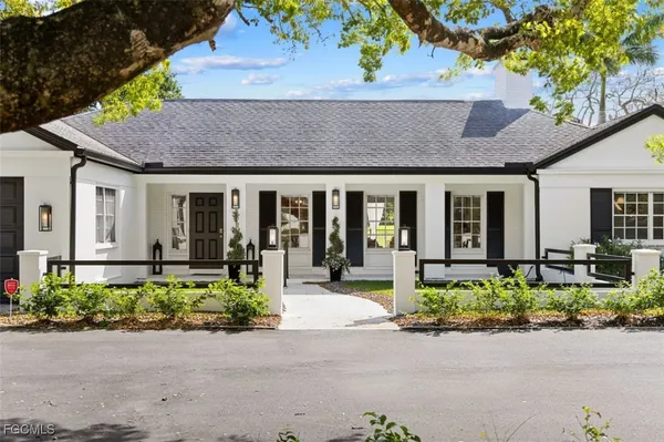 front view of house with a small yard