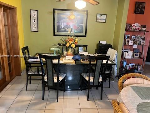 11041 Southwest 166th Terrace Miami, FL 33157 - Photo 15 of 33 a dining room with furniture and fan
