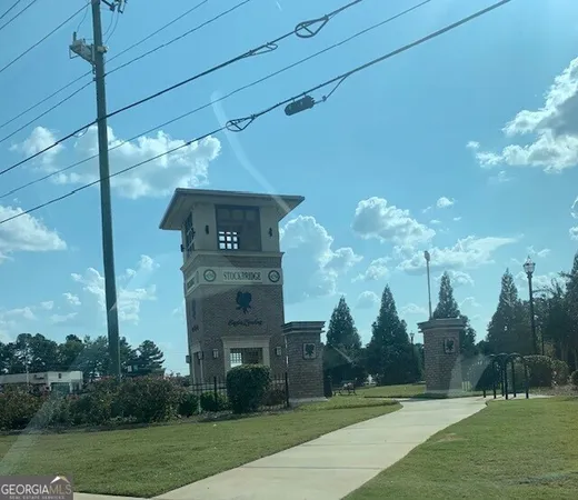 a view of a big yard of a house