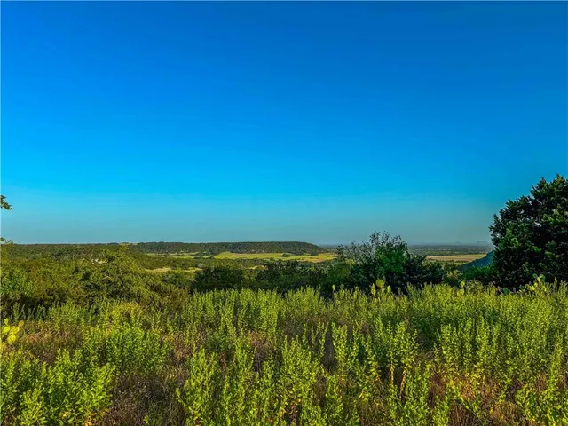 a view of lake and green space