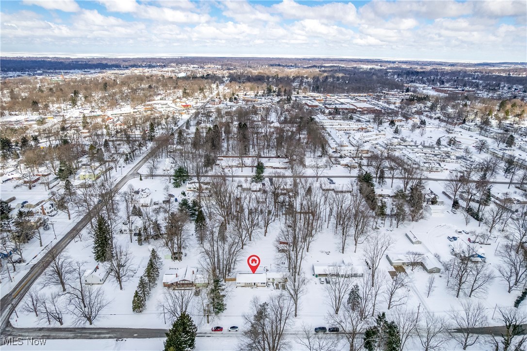 8767 Edgehill Road Mentor, OH 44060 - Photo 33 of 47 View of snowy aerial view