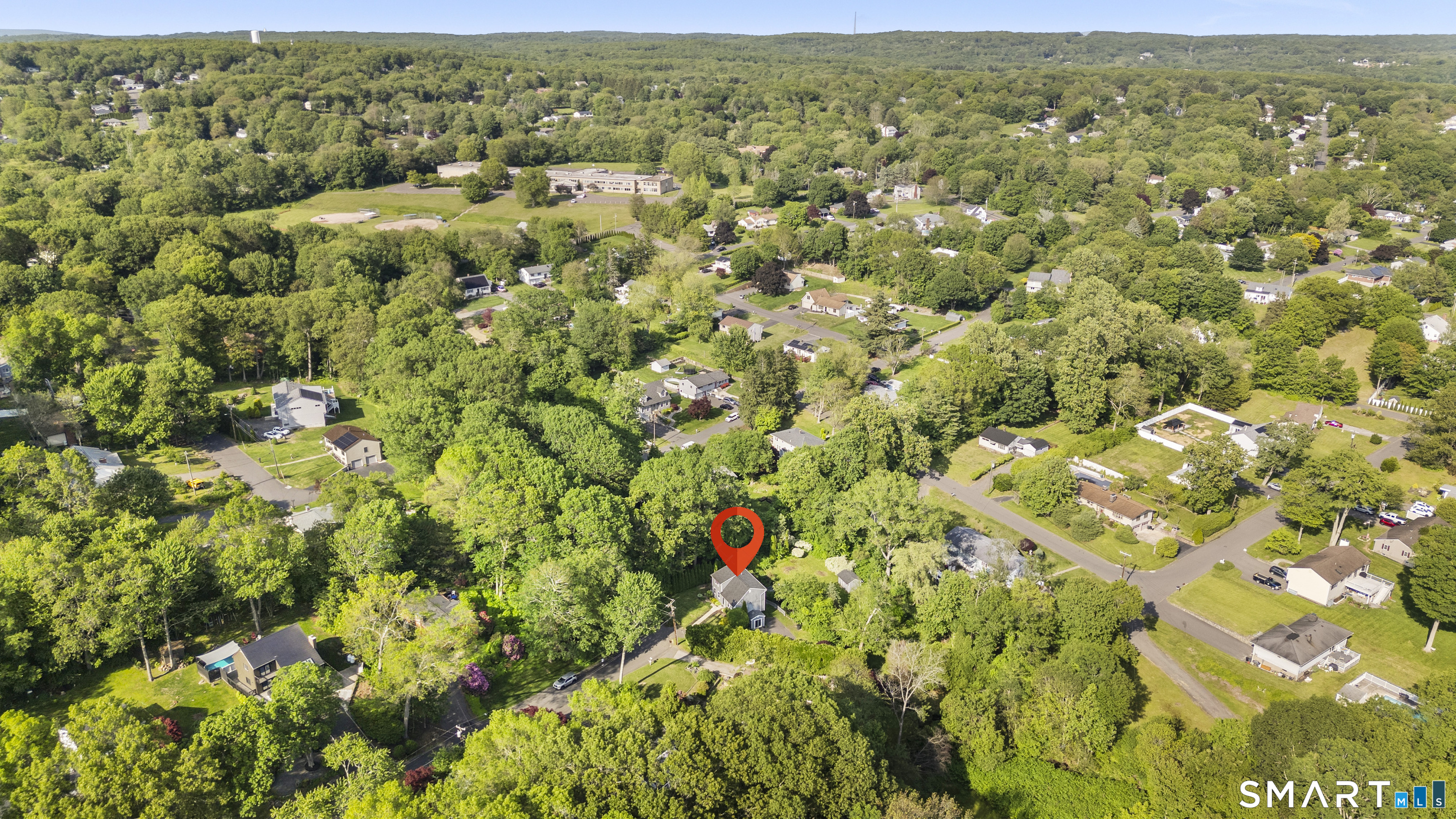 13 Williams Court Wolcott, CT 06716 - Photo 33 of 33 an aerial view of residential houses with outdoor space and trees