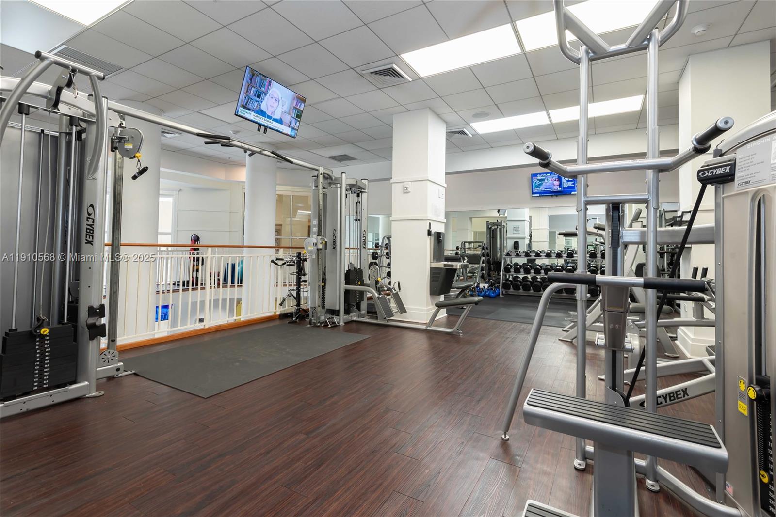 701 Brickell Key Boulevard, Unit 1912 Miami, FL 33131 - Photo 55 of 67 a view of a room with gym equipment