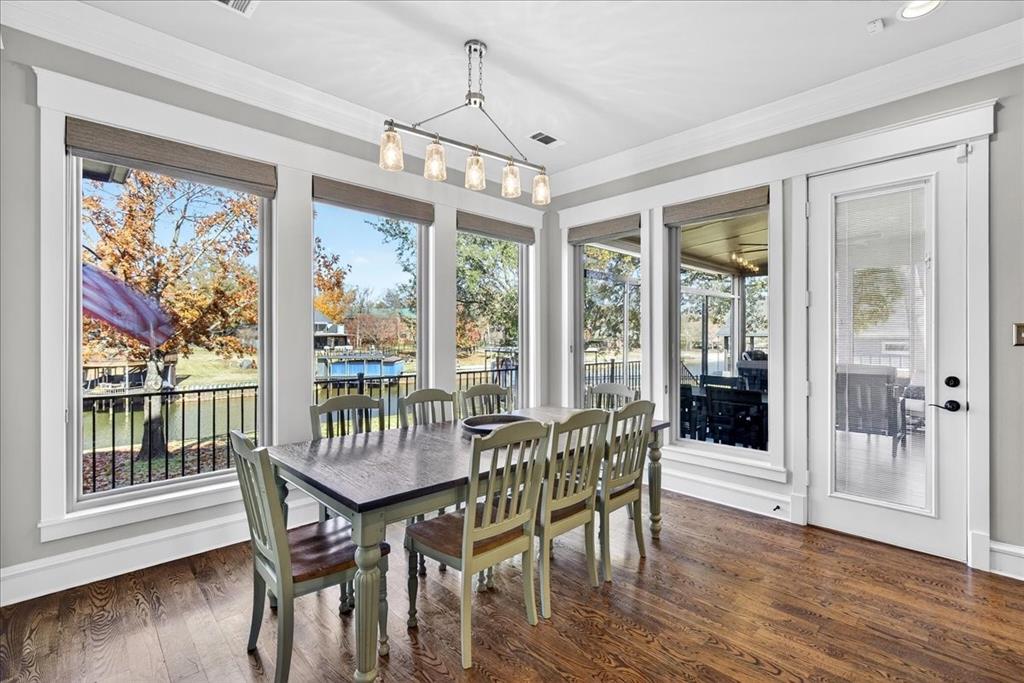 113 Adison Lane Mabank, TX 75156 - Photo 14 of 38 a view of a dining room with furniture window and wooden floor