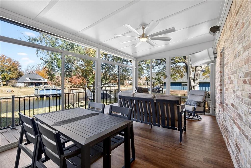 113 Adison Lane Mabank, TX 75156 - Photo 26 of 38 a view of a dining room with furniture window and wooden floor