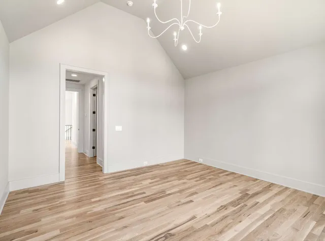 wooden floor in an empty room