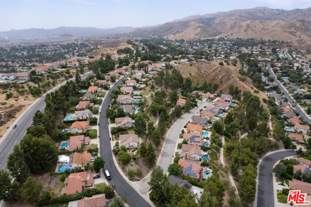 11959 Dunnicliffe Court Porter Ranch, CA 91326 - Photo 11 of 15 an aerial view of multiple house