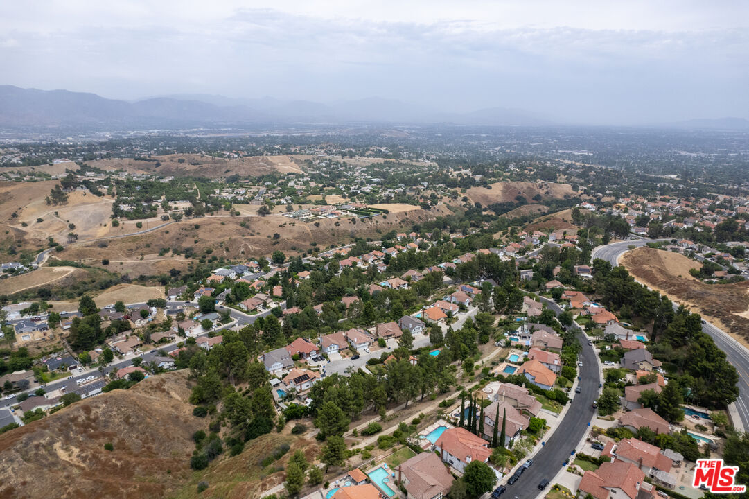 11959 Dunnicliffe Court Porter Ranch, CA 91326 - Photo 12 of 15 an aerial view of multiple house