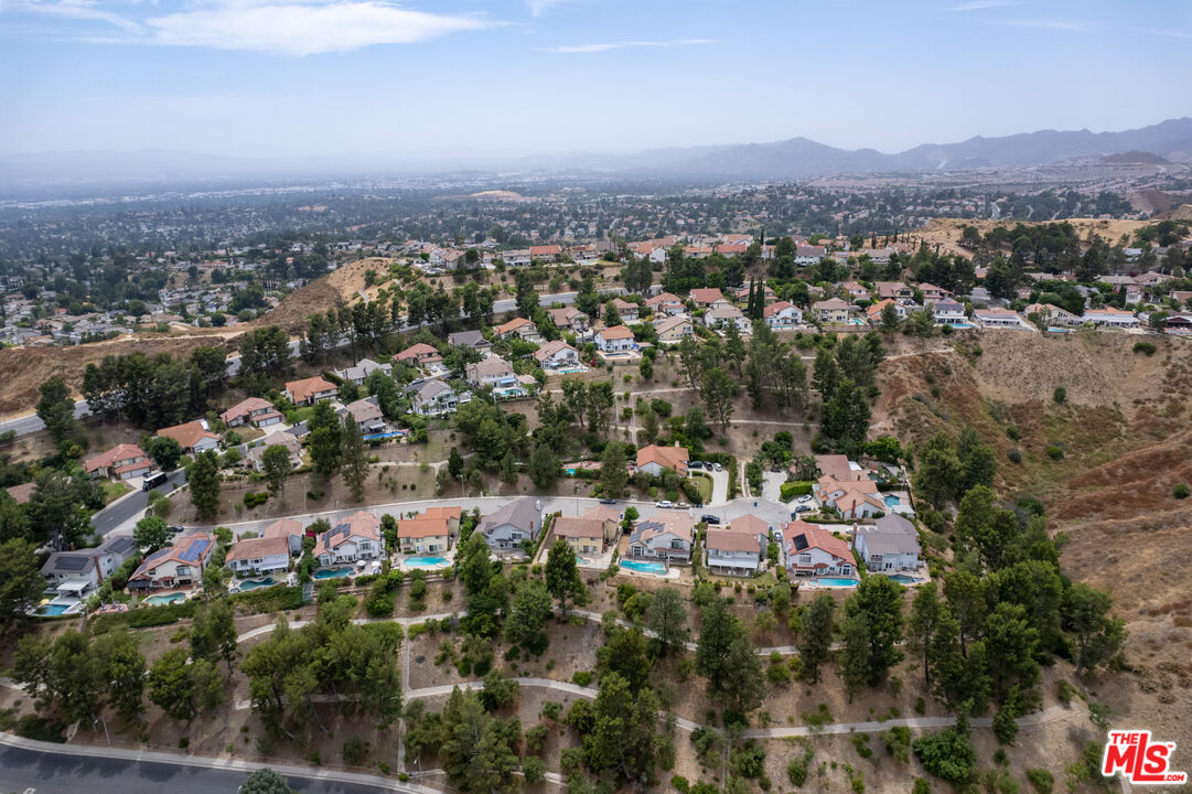 11959 Dunnicliffe Court Porter Ranch, CA 91326 - Photo 10 of 15 an aerial view of a city