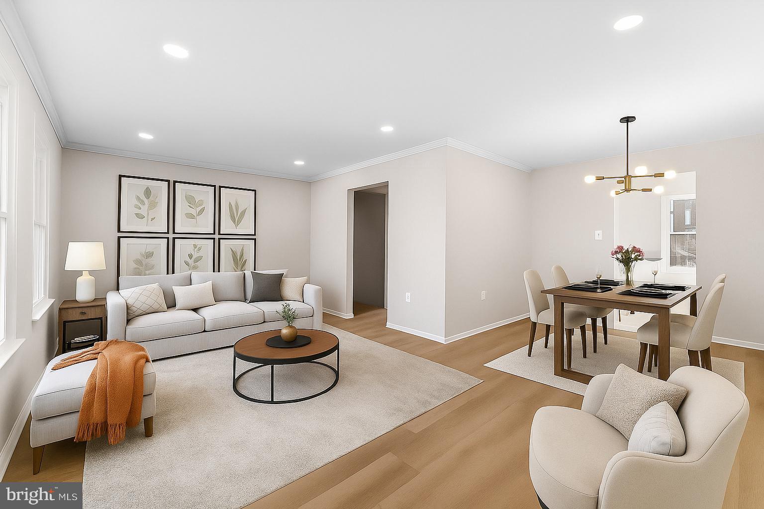 13 Prairie Rose Court Gaithersburg, MD 20878 - Photo 11 of 22 a living room with furniture and a wooden floor