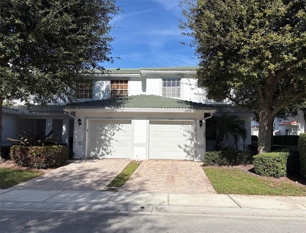 a front view of house with yard