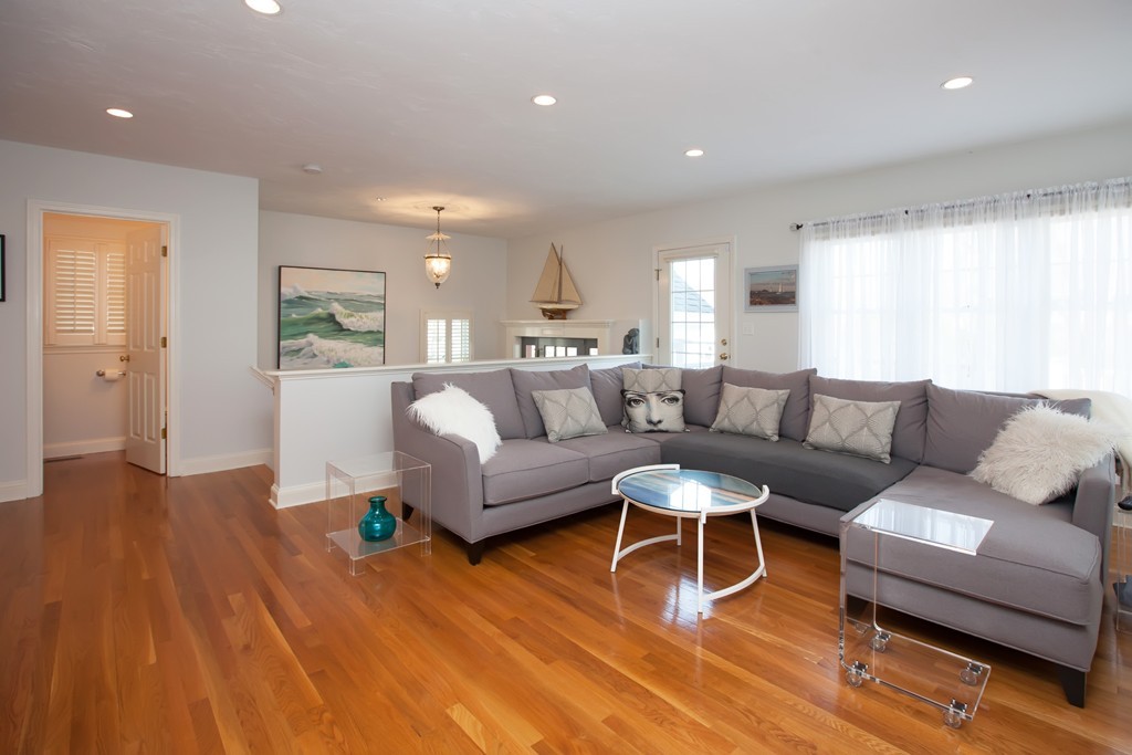 44 Kenneth Road Scituate, MA 02066 - Photo 5 of 30 a living room with furniture and a wooden floor