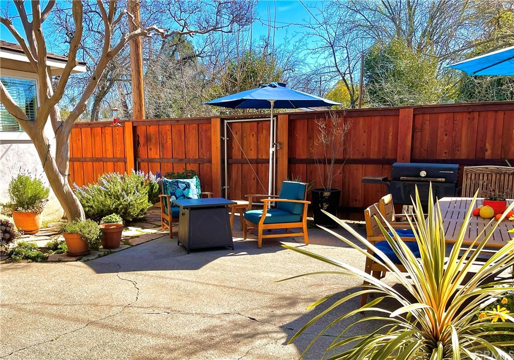 1245 Palm Avenue Chico, CA 95926 - Photo 15 of 19 a view of a backyard with sitting area and furniture