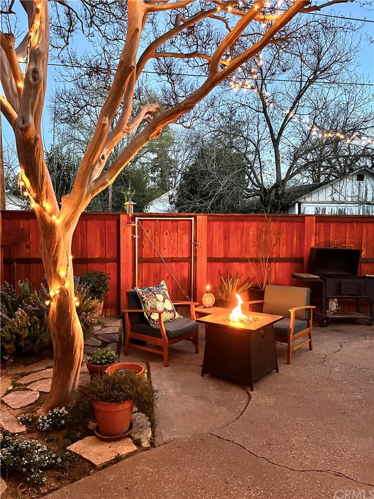 1245 Palm Avenue Chico, CA 95926 - Photo 18 of 19 a outdoor space with patio furniture and a fire pit