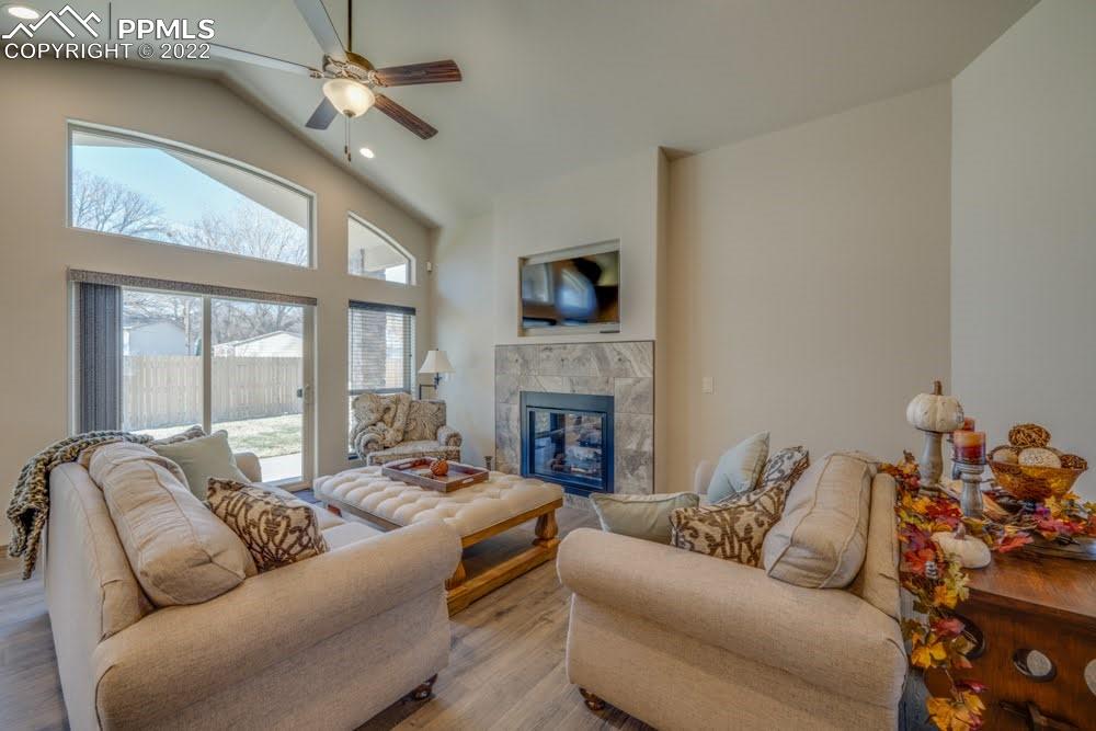 119 Rocchio Drive Florence, CO 81226 - Photo 25 of 48 a living room with furniture fireplace and a large window