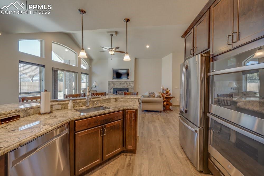 119 Rocchio Drive Florence, CO 81226 - Photo 33 of 48 a kitchen with lots of counter space and a sink