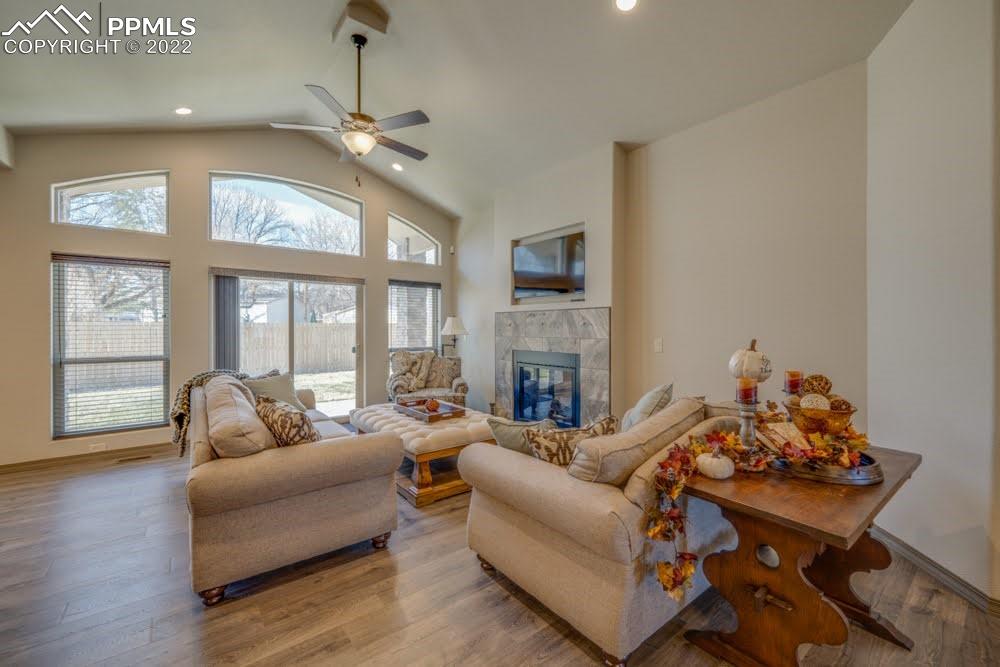 119 Rocchio Drive Florence, CO 81226 - Photo 4 of 48 a living room with furniture and a fireplace