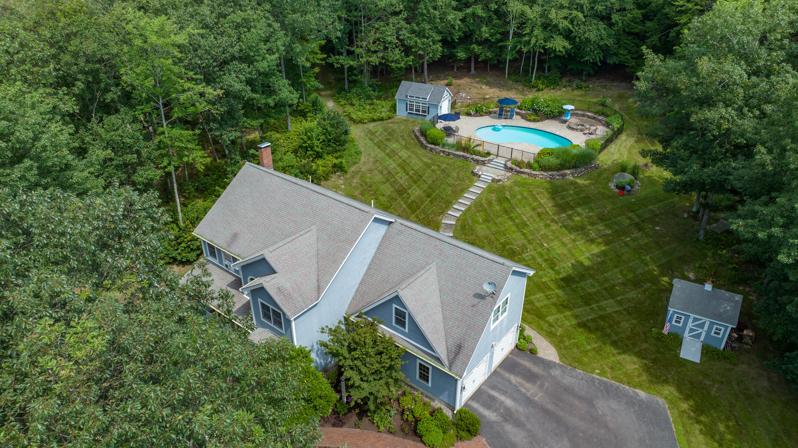 45 Stonewall Drive Cumberland, ME 04021 - Photo 62 of 68 45 Stonewall Drone-4