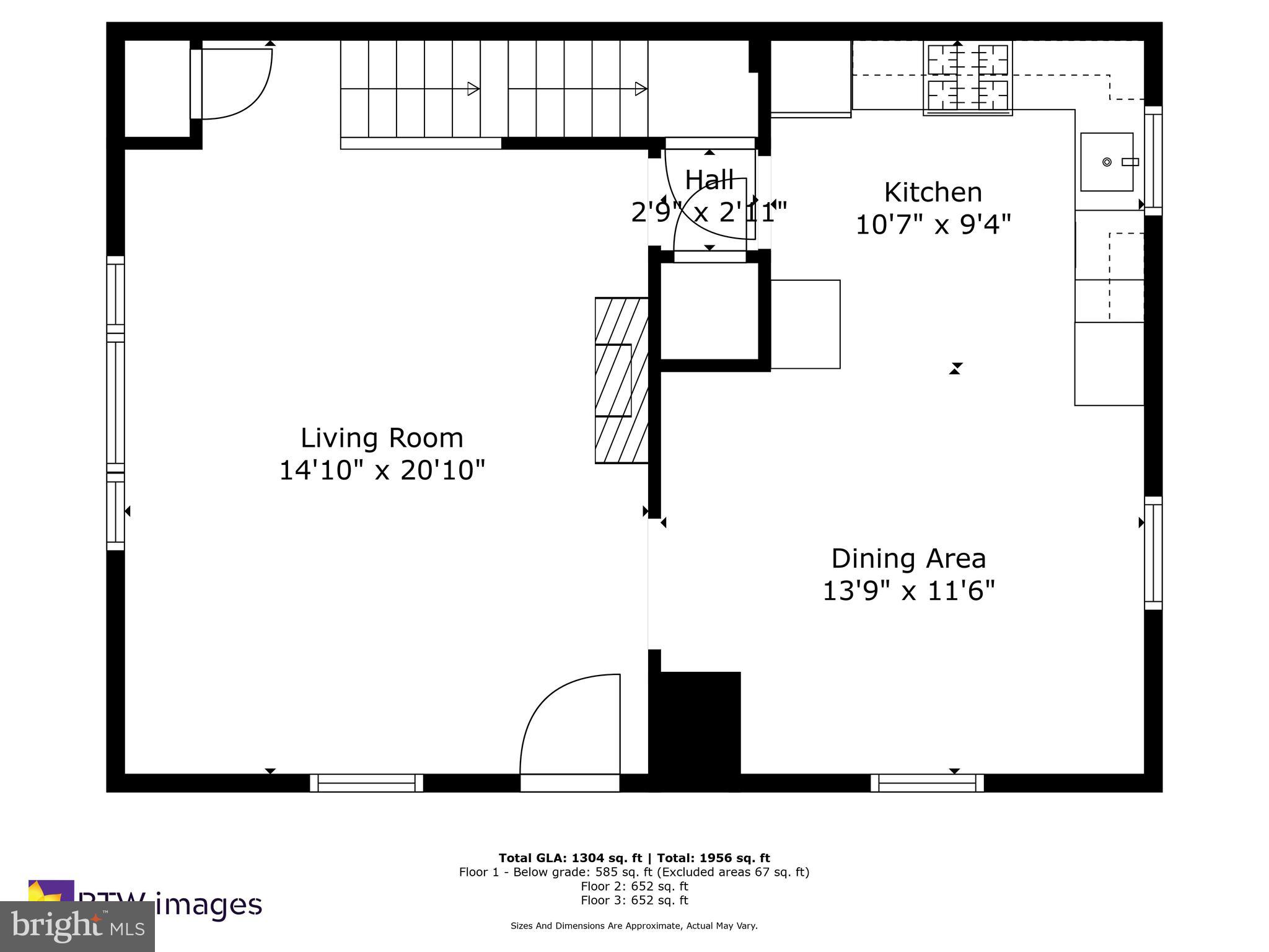 5370 Pooks Hill Road, Unit 30153 Bethesda, MD 20814 - Photo 27 of 28 Main Level Floor Plan