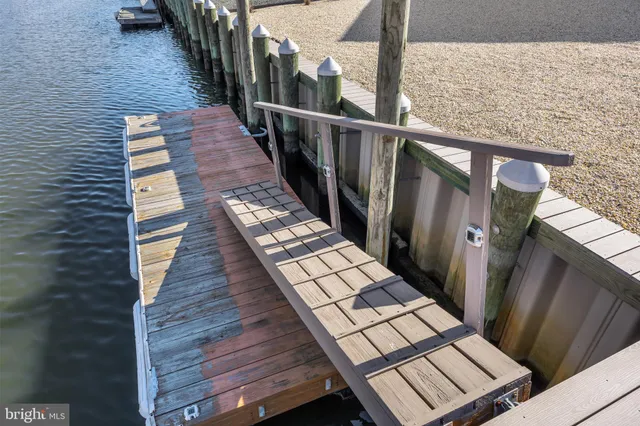 a view of balcony with wooden floor