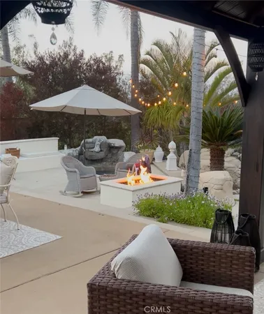 a view of bench in a backyard