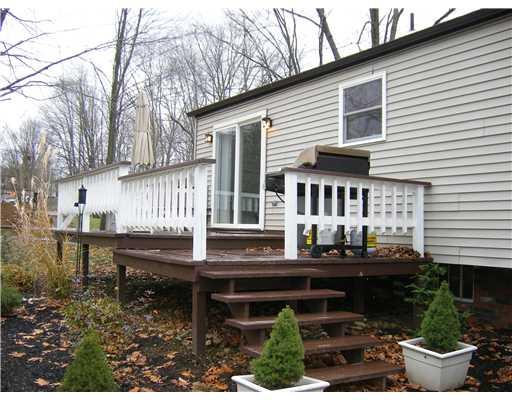 190 Mary Reed Road Economy, PA 15005 - Photo 6 of 18 Exterior Back. Freshly painted deck has great view of yard.