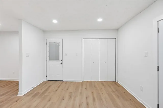 a view of an empty room