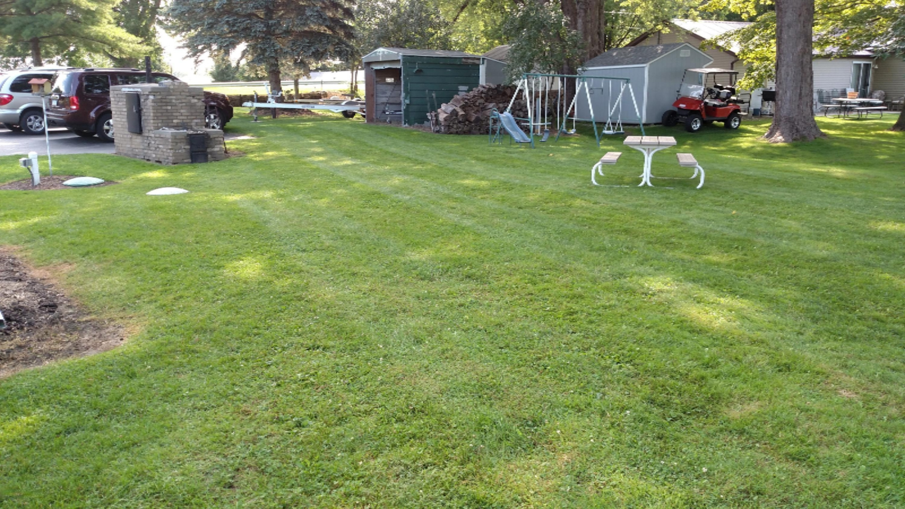 821 Fisher Road Quincy, MI 49082 - Photo 6 of 18 Fisher side yrd view