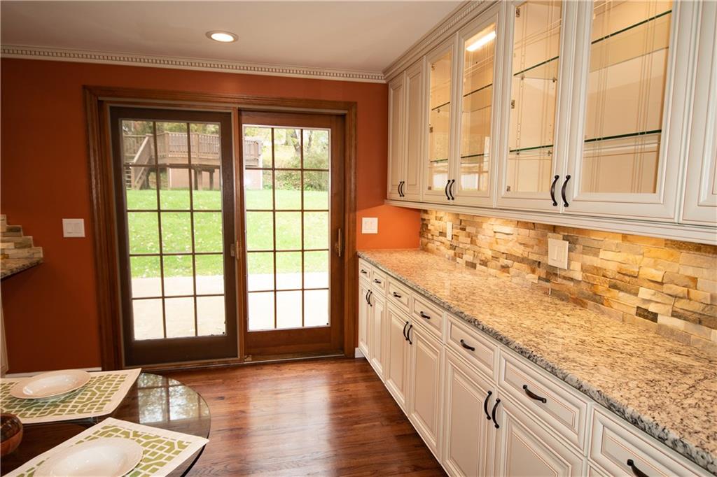 2356 Cramden Road Pittsburgh, PA 15241 - Photo 6 of 25 Another view of the beautiful kitchen with easy access to the living room and eat-in-kitchen. Gleaming hard wood floors, recessed lighting, crown molding, and so much more!