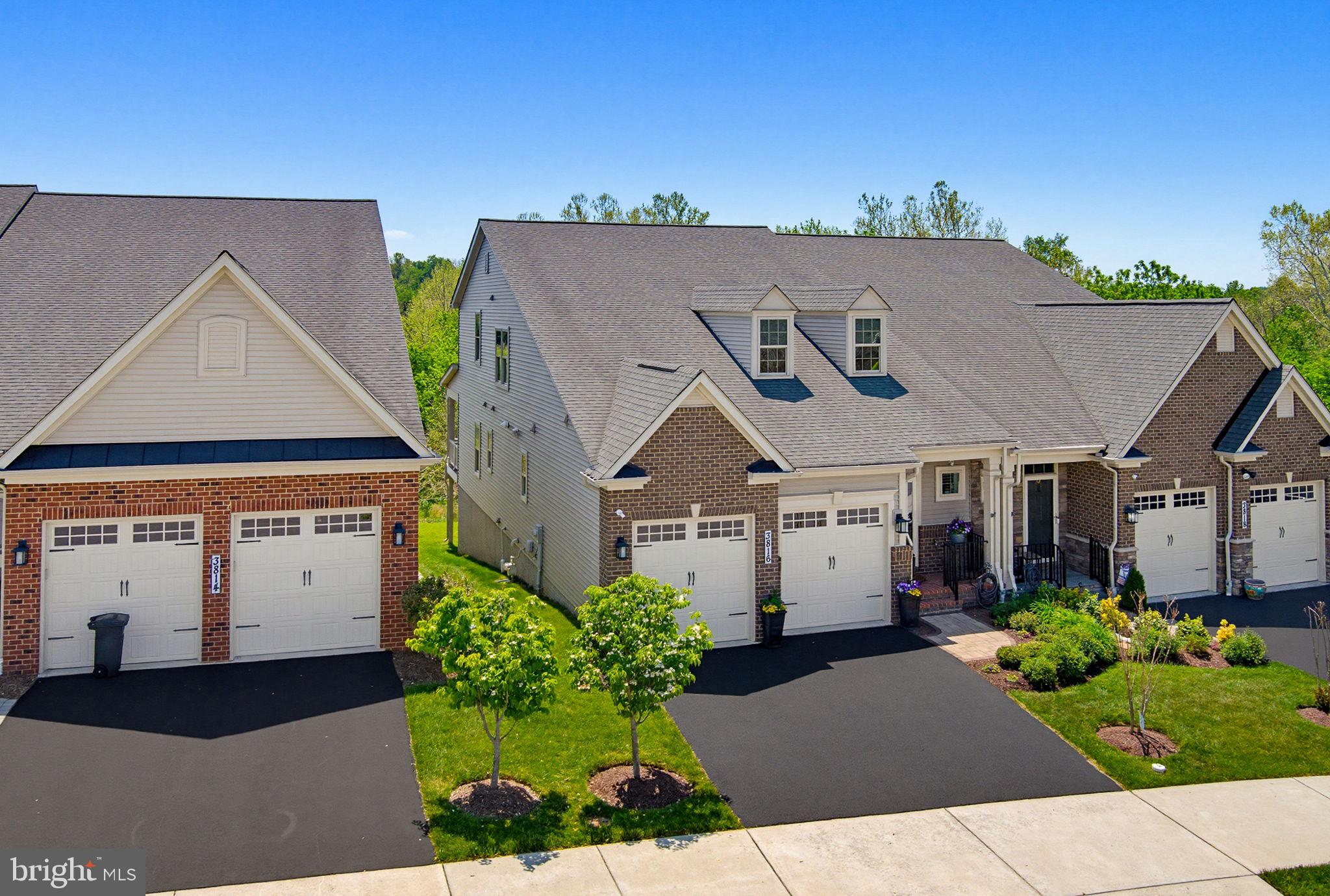 3816 Fulham Road Frederick, MD 21704 - Photo 44 of 77 a front view of a house with a garage