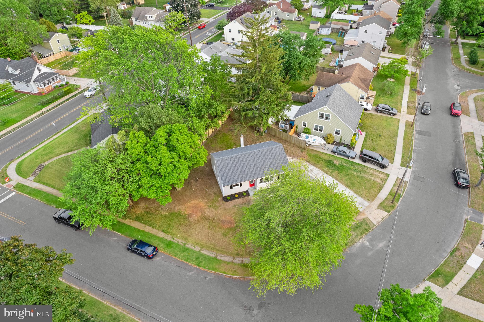 1 Gainor Avenue Maple Shade, NJ 08052 - Photo 22 of 27 an aerial view of a house with a yard and trees