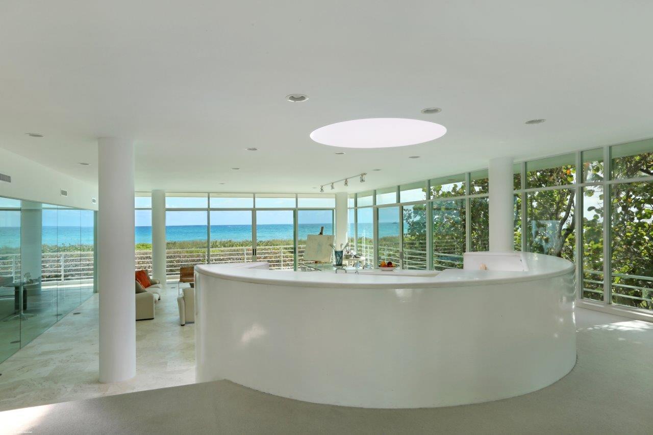 35 North Beach Road Hobe Sound, FL 33455 - Photo 25 of 44 a dining room with large window