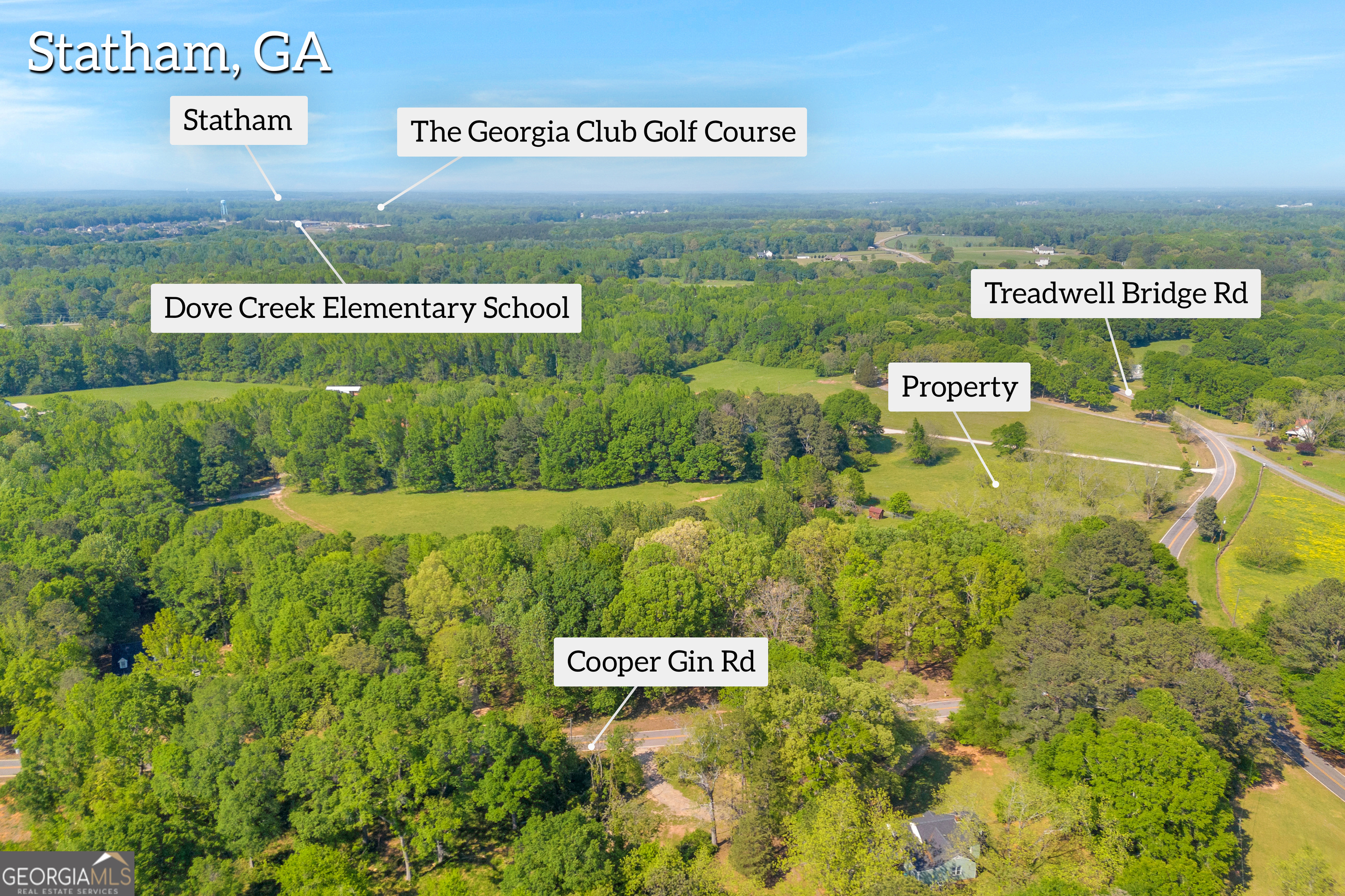 0 Treadwell Bridge Road Statham, GA 30666 - Photo 7 of 10 a view of a sign board