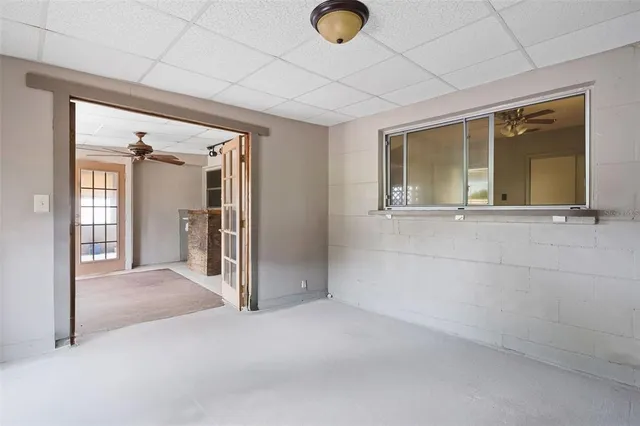 wooden floor and window in a room