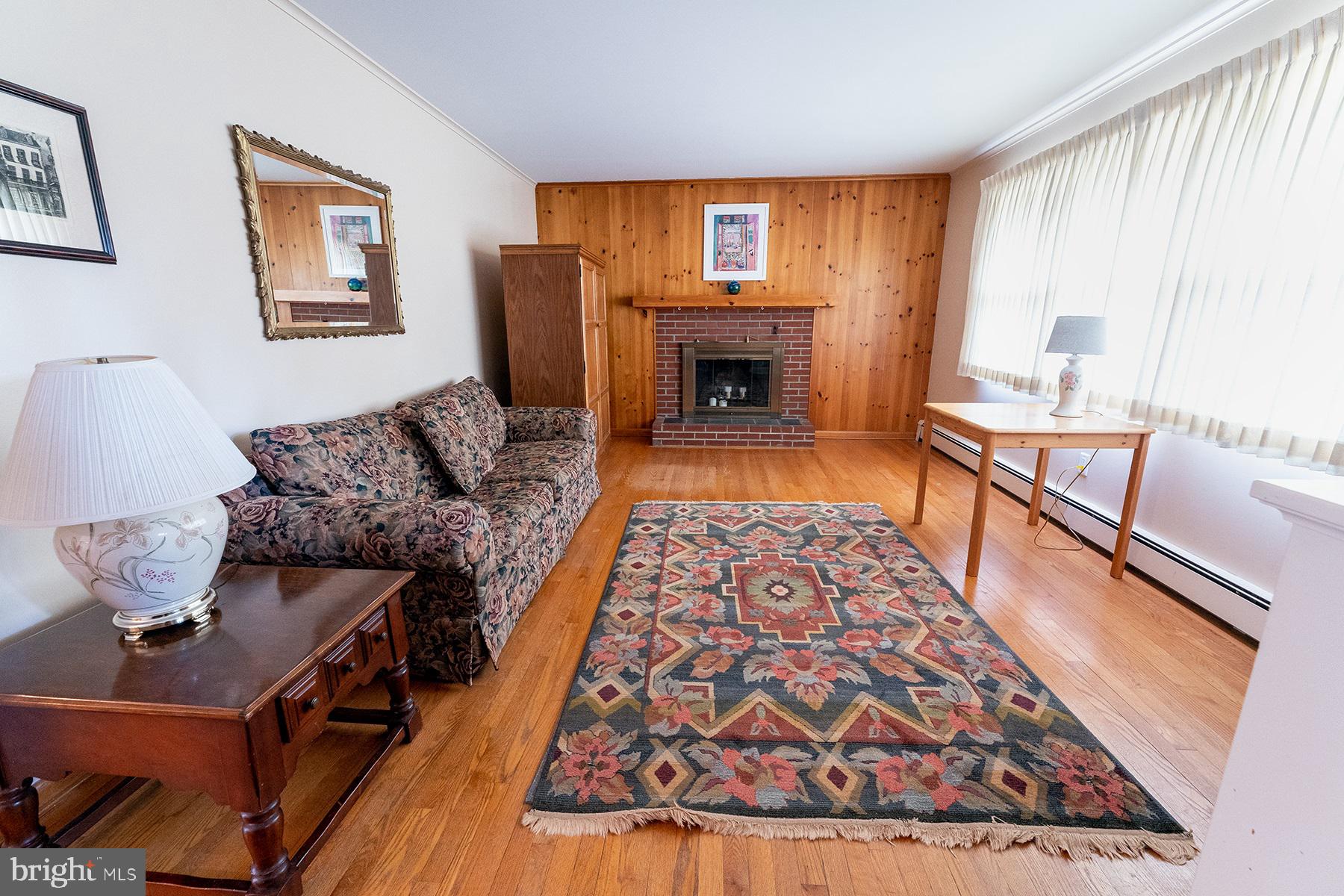 22 Morningside Drive Pennington, NJ 08534 - Photo 2 of 23 Living Room-Brick Fireplace
