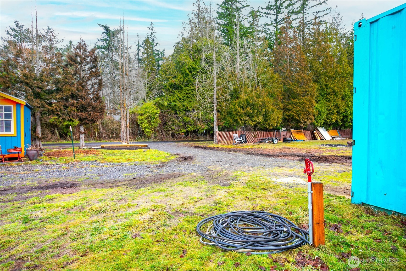 8358 Blaine Road Blaine, WA 98230 - Photo 9 of 17 a view of a swimming pool with a yard and plants