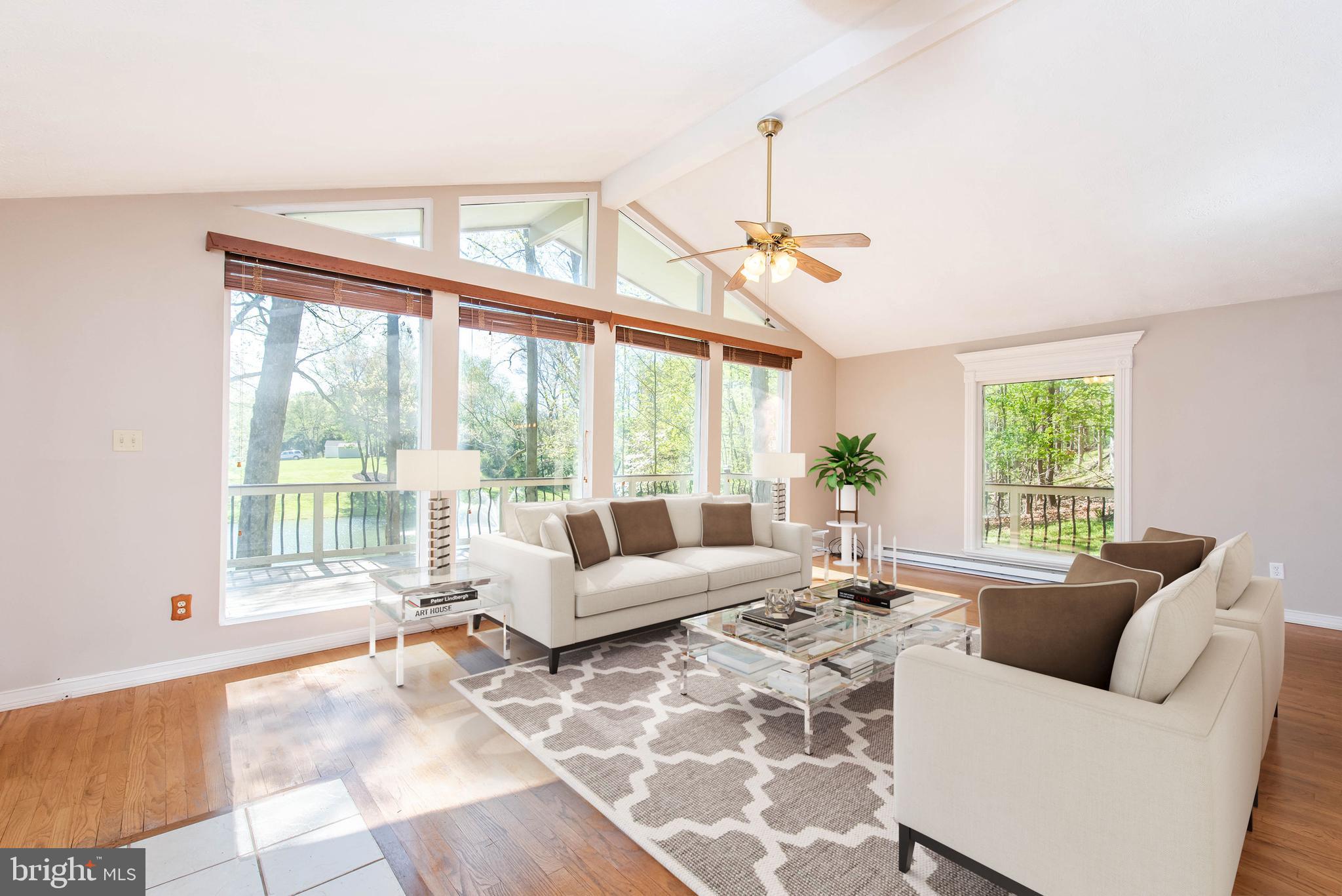 Virtually Staged Family Room