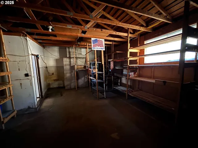 a view of a room with closet