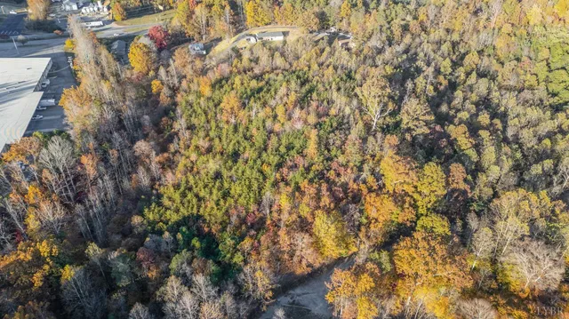 a view of city and mountain