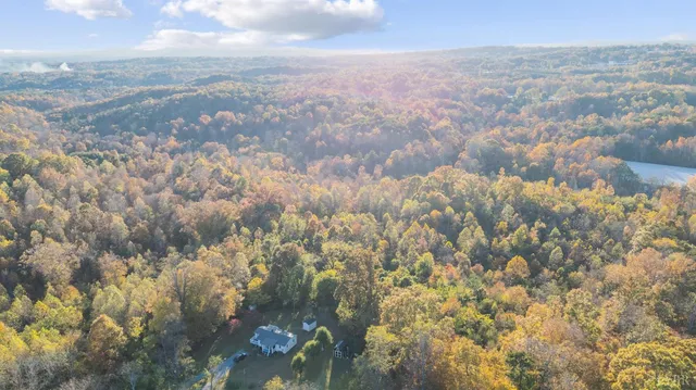 a view of a covered with fog