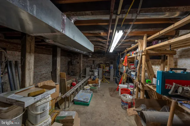 a view of store room with washer and dryer
