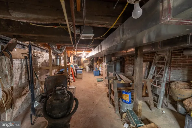 a view of storage and utility room