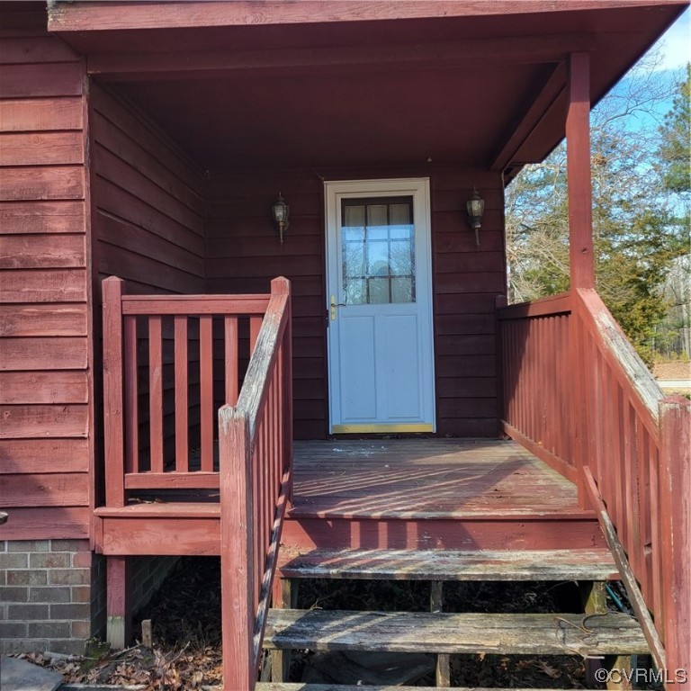 12520 Iron Bridge Road Chester, VA 23831 - Photo 3 of 13 a view of wooden door