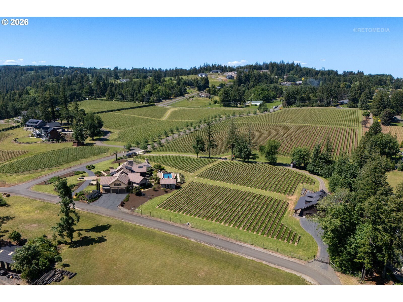 30460 Northeast Bell Road Newberg, OR 97132 - Photo 40 of 48 a view of a swimming pool and lake view