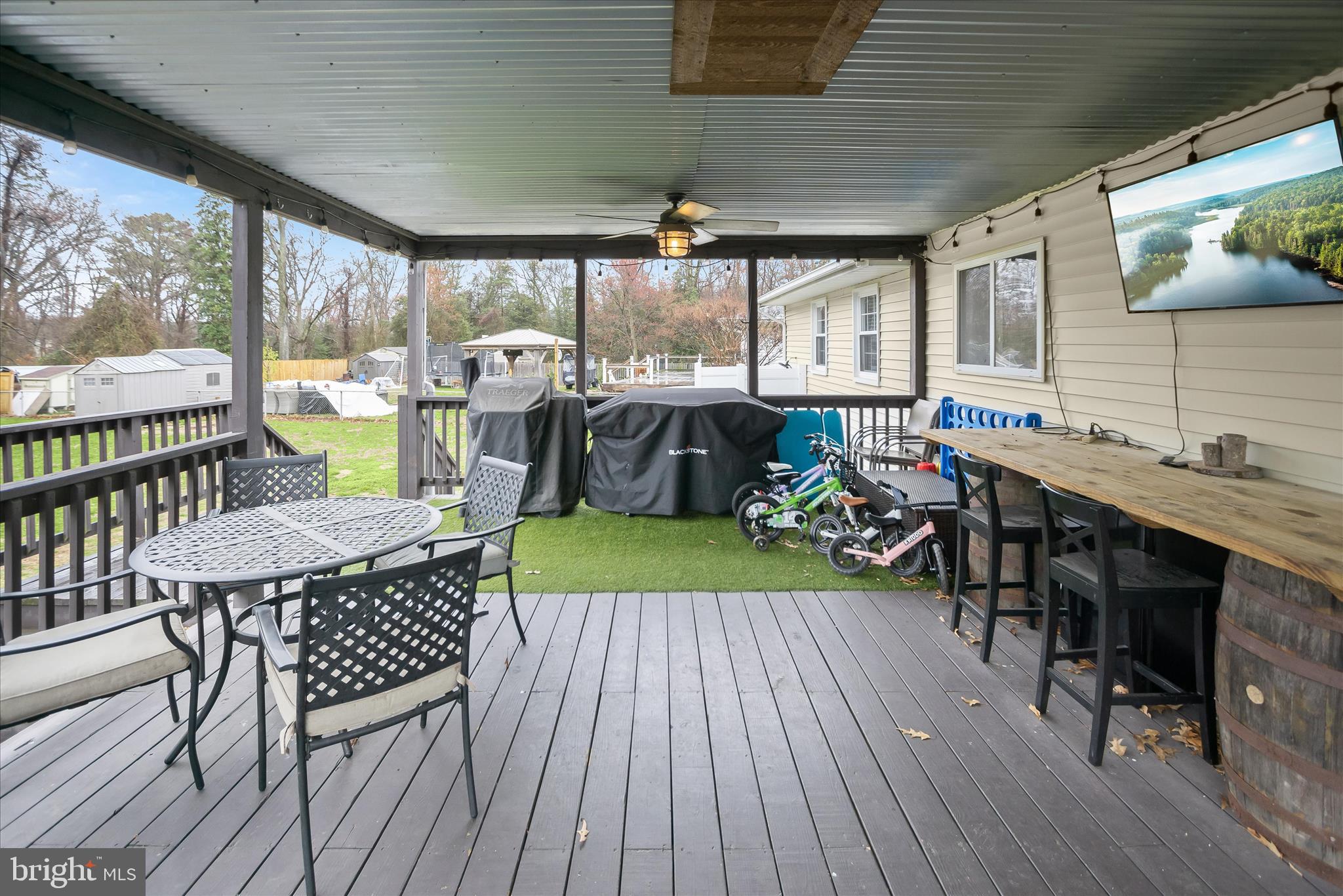 7905 East Riverside Drive Pasadena, MD 21122 - Photo 33 of 42 Covered Porch and Deck