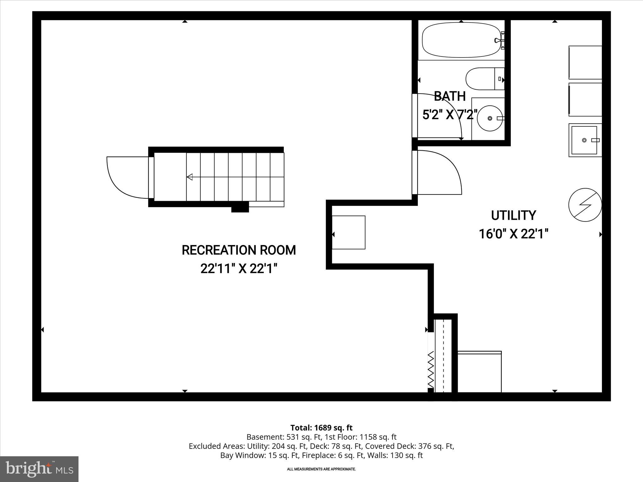 7905 East Riverside Drive Pasadena, MD 21122 - Photo 40 of 42 Lower Level Floor Plan
