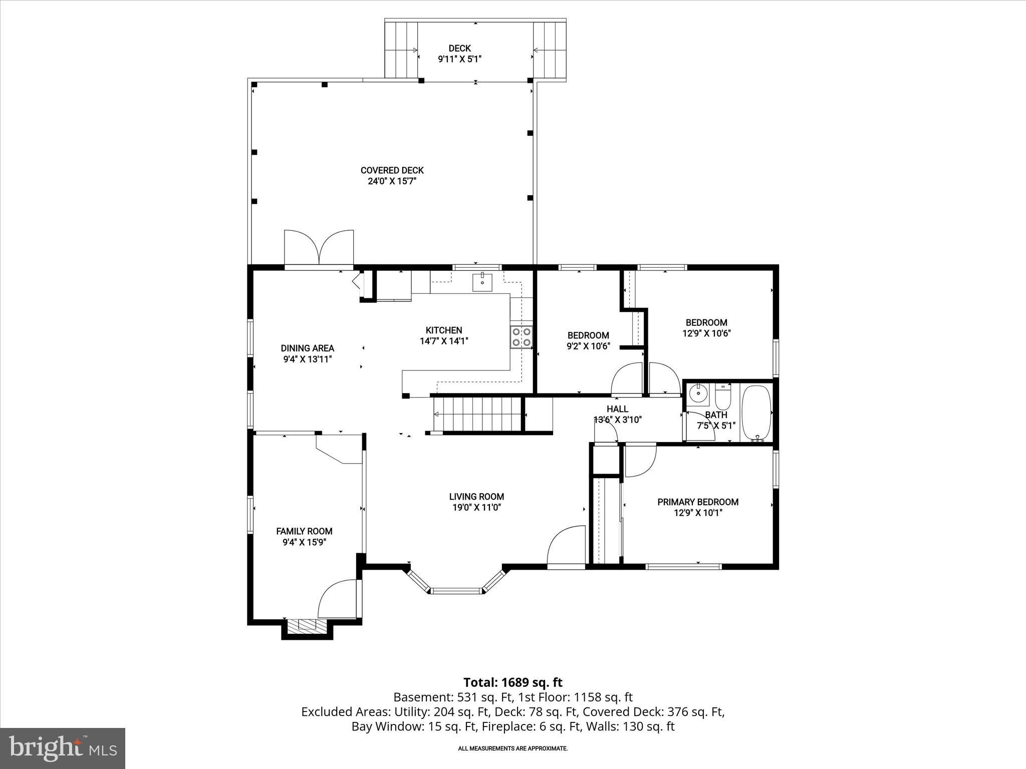 7905 East Riverside Drive Pasadena, MD 21122 - Photo 41 of 42 Main Level Floor Plan