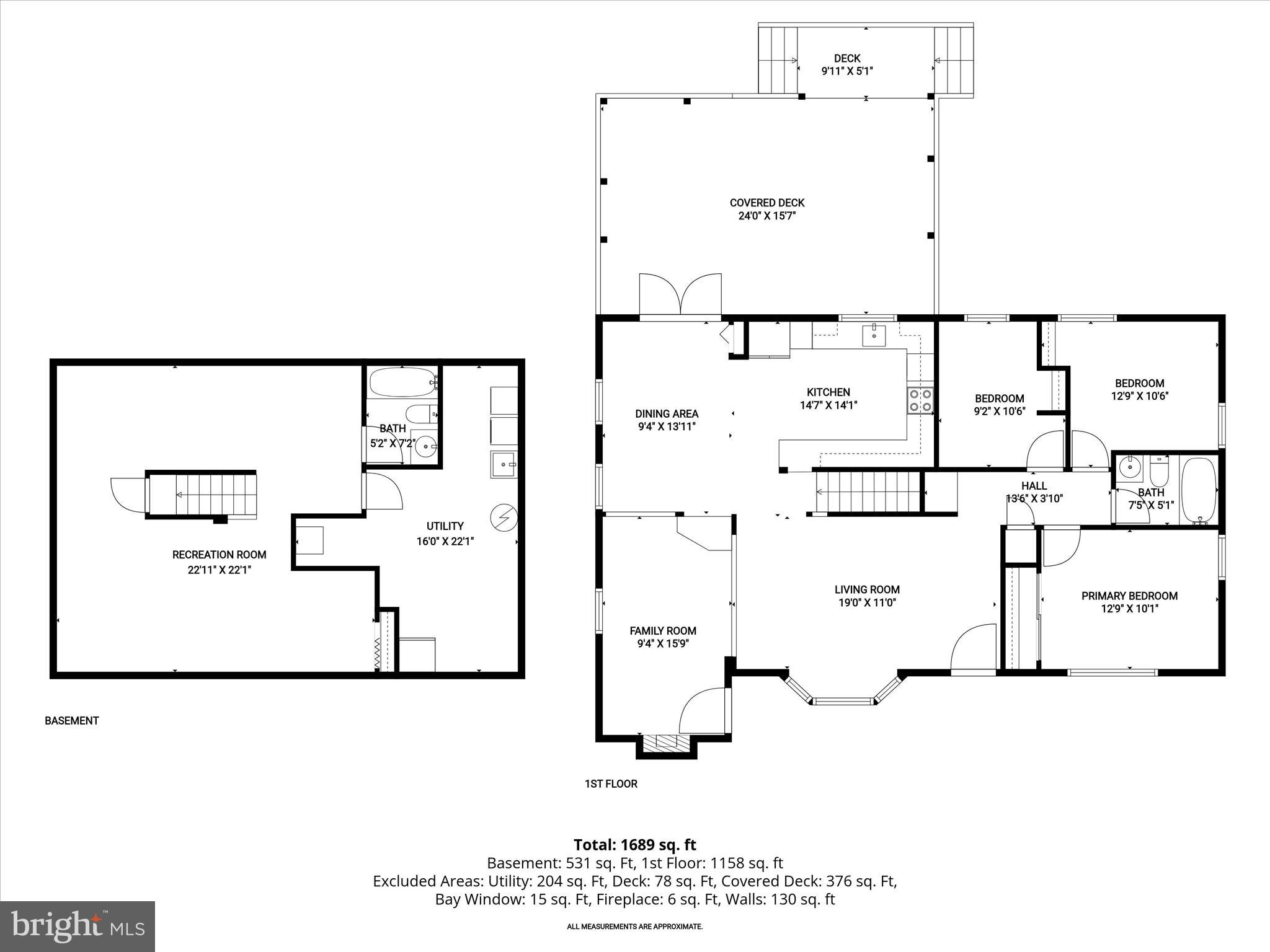 7905 East Riverside Drive Pasadena, MD 21122 - Photo 42 of 42 All Levels Floor Plan